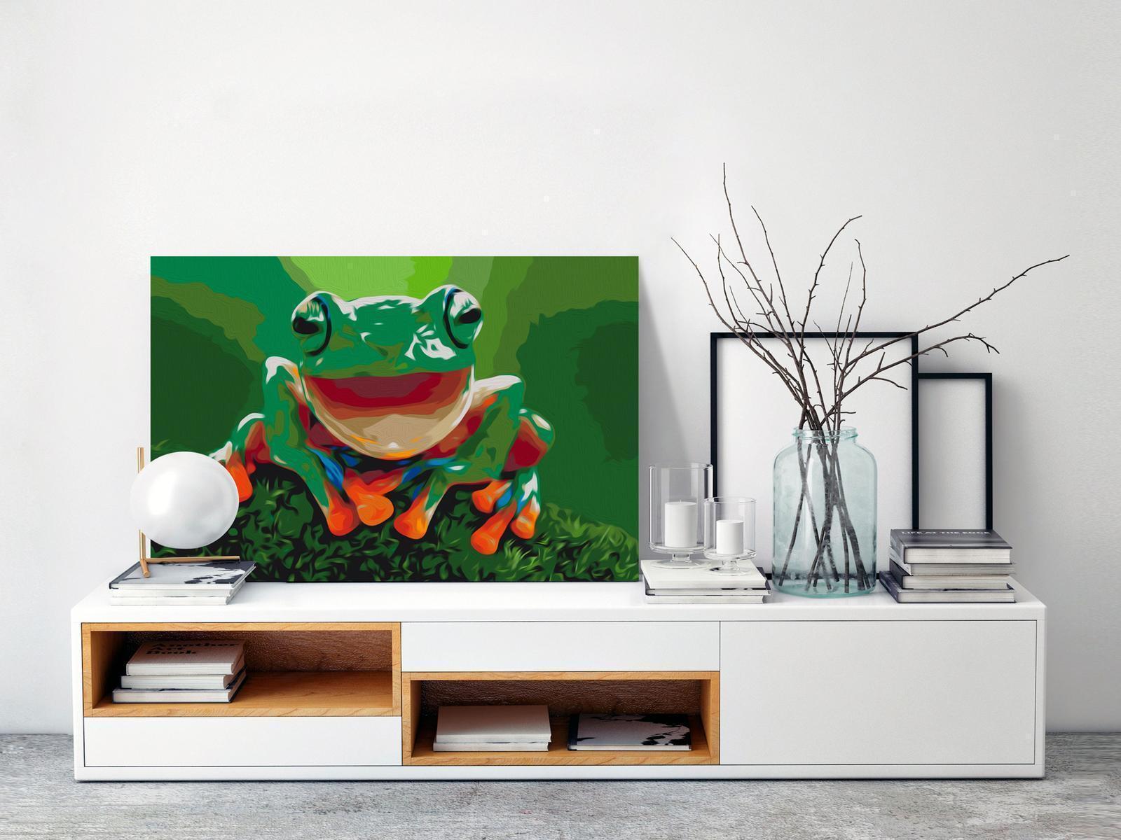 Peinture par numéros - Laughing Frog