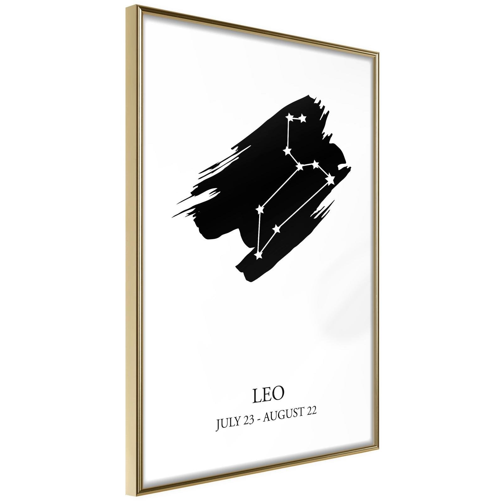Poster Lion - Signe du zodiaque