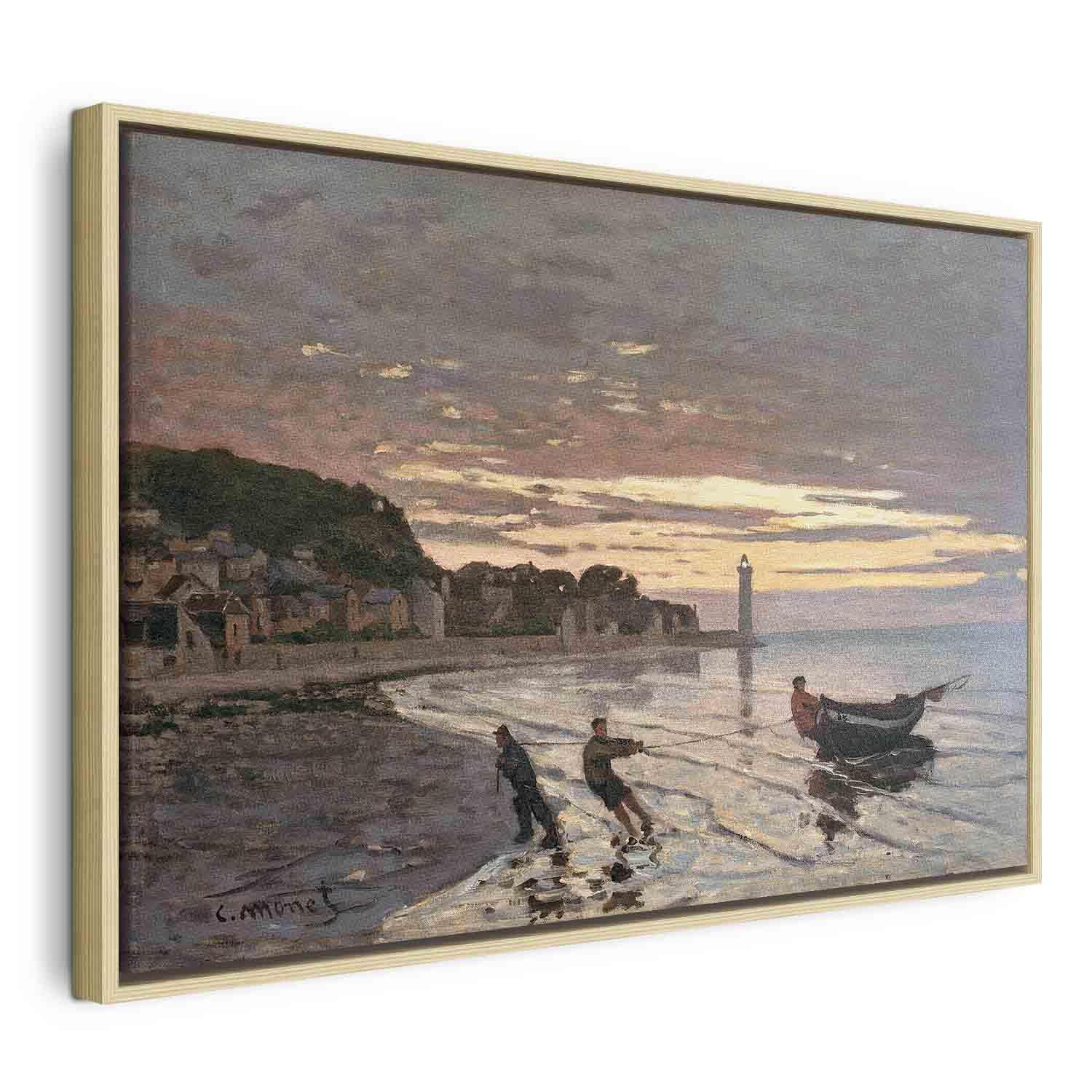 Tableau - Hauling a Boat Ashore, Honfleur