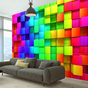 Papier peint - Colourful Cubes