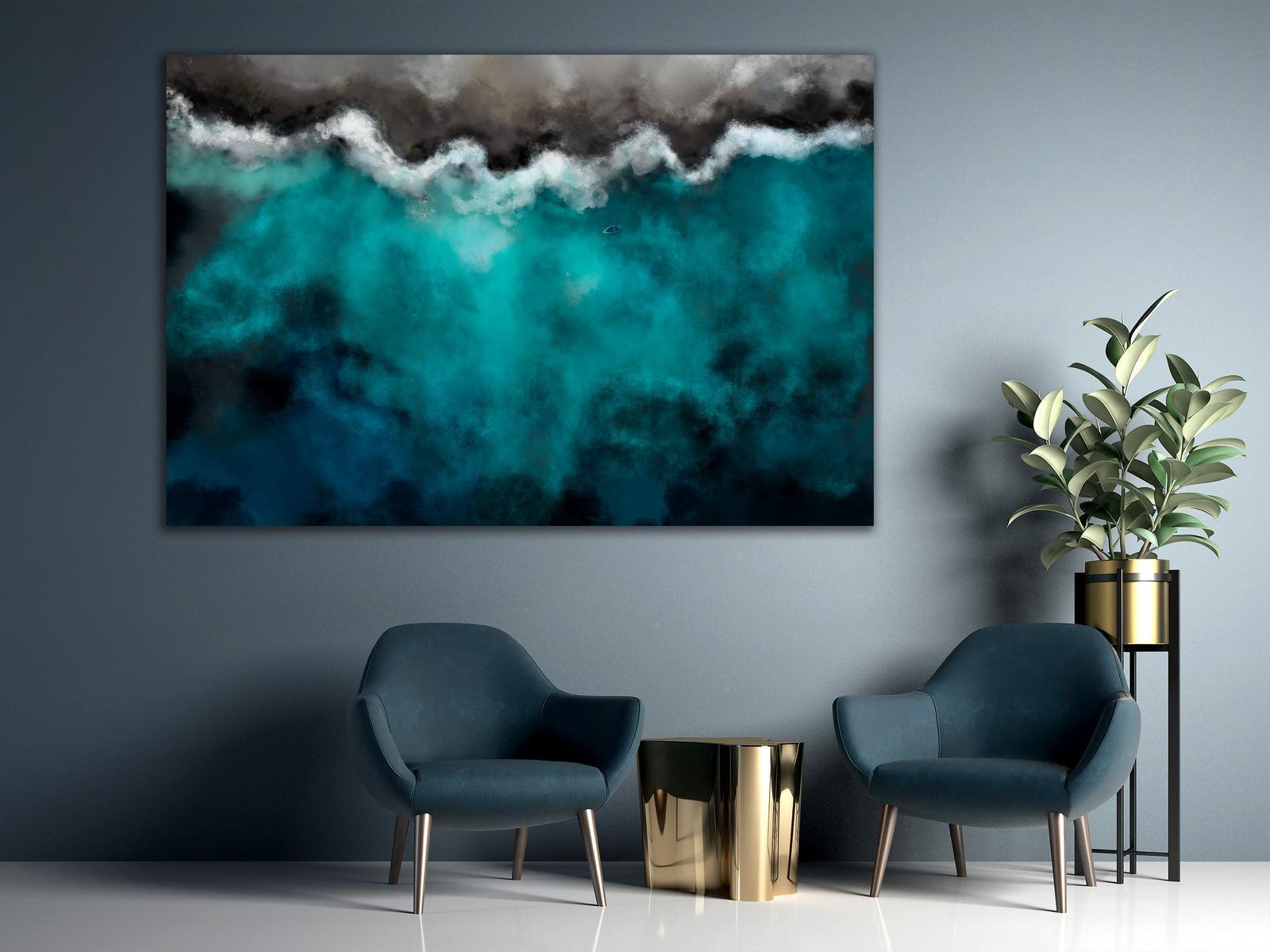 Tableau - Blue Lagoon (1 Part) Wide