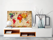 Peinture par numéros - World Map (Colour Splashes)