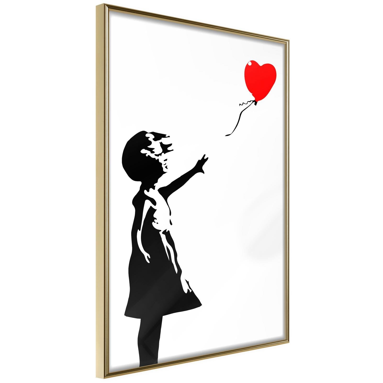 Poster Banksy la petite fille au ballon