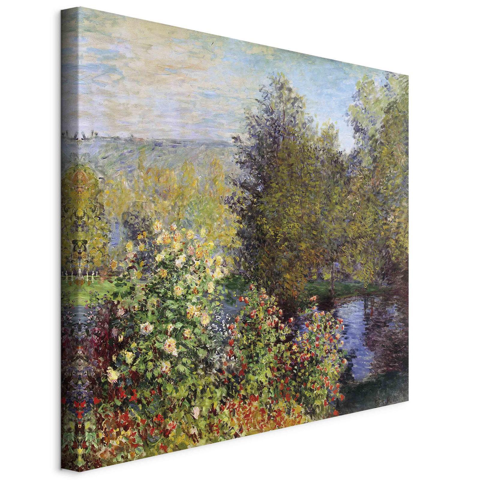 Tableau - Coin de jardin à Montgeron (Claude Monet)