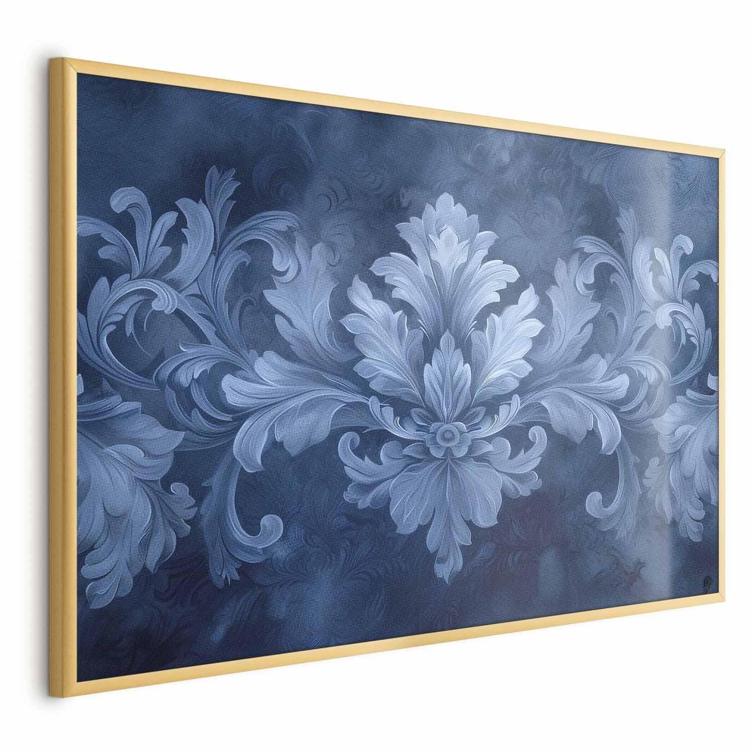 Poster - Blue Ornament in Cool Shades