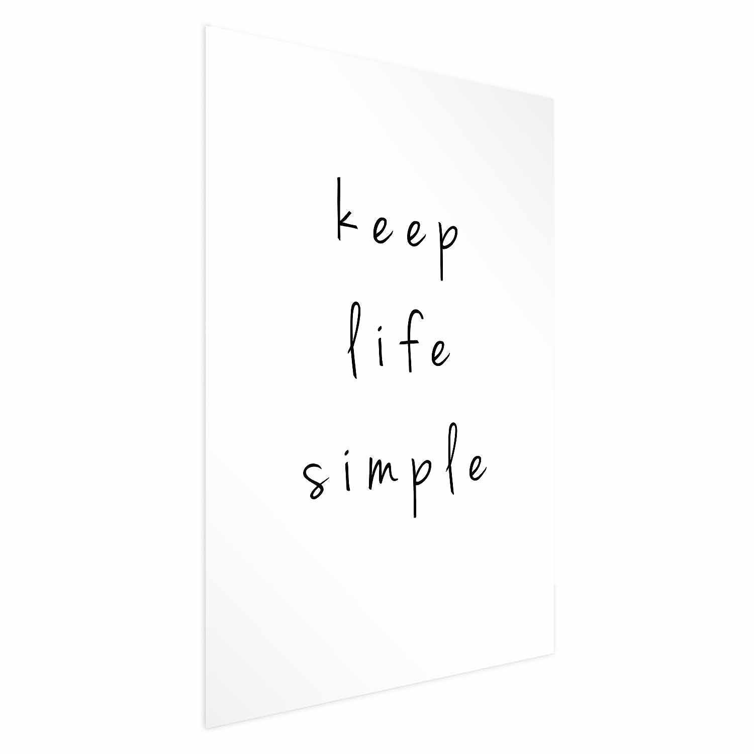 Poster - Keep Life Simple