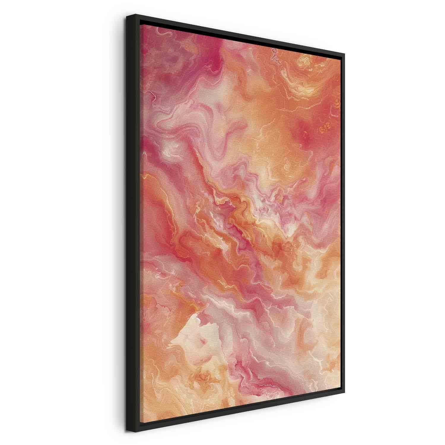 Tableau - Fiery Colors - Dynamic Shapes in Colors of Fire and Pink