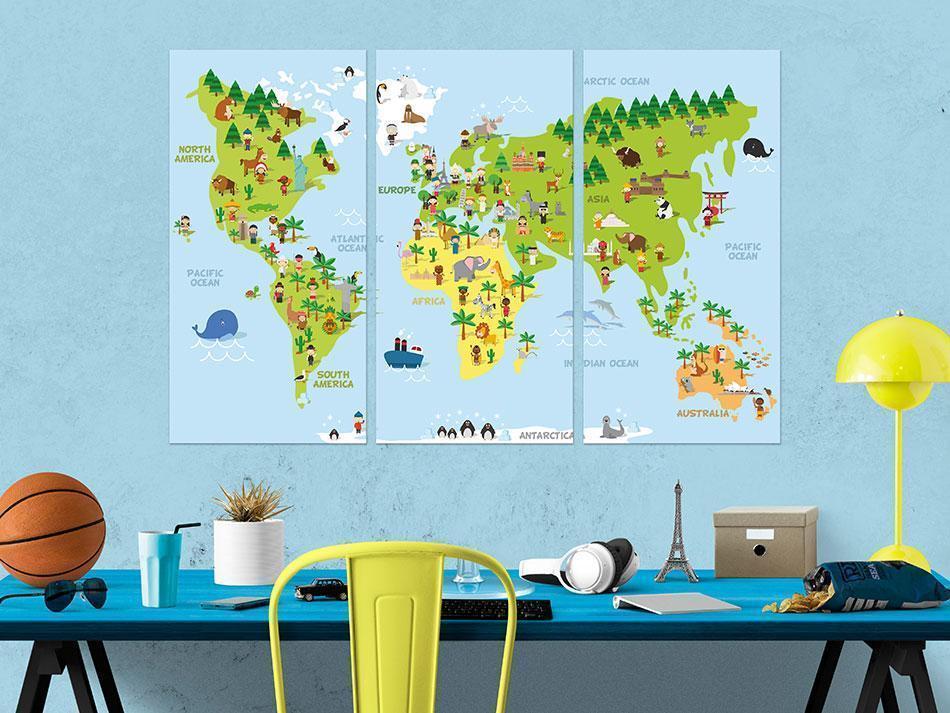 Tableau en liège - Children's World