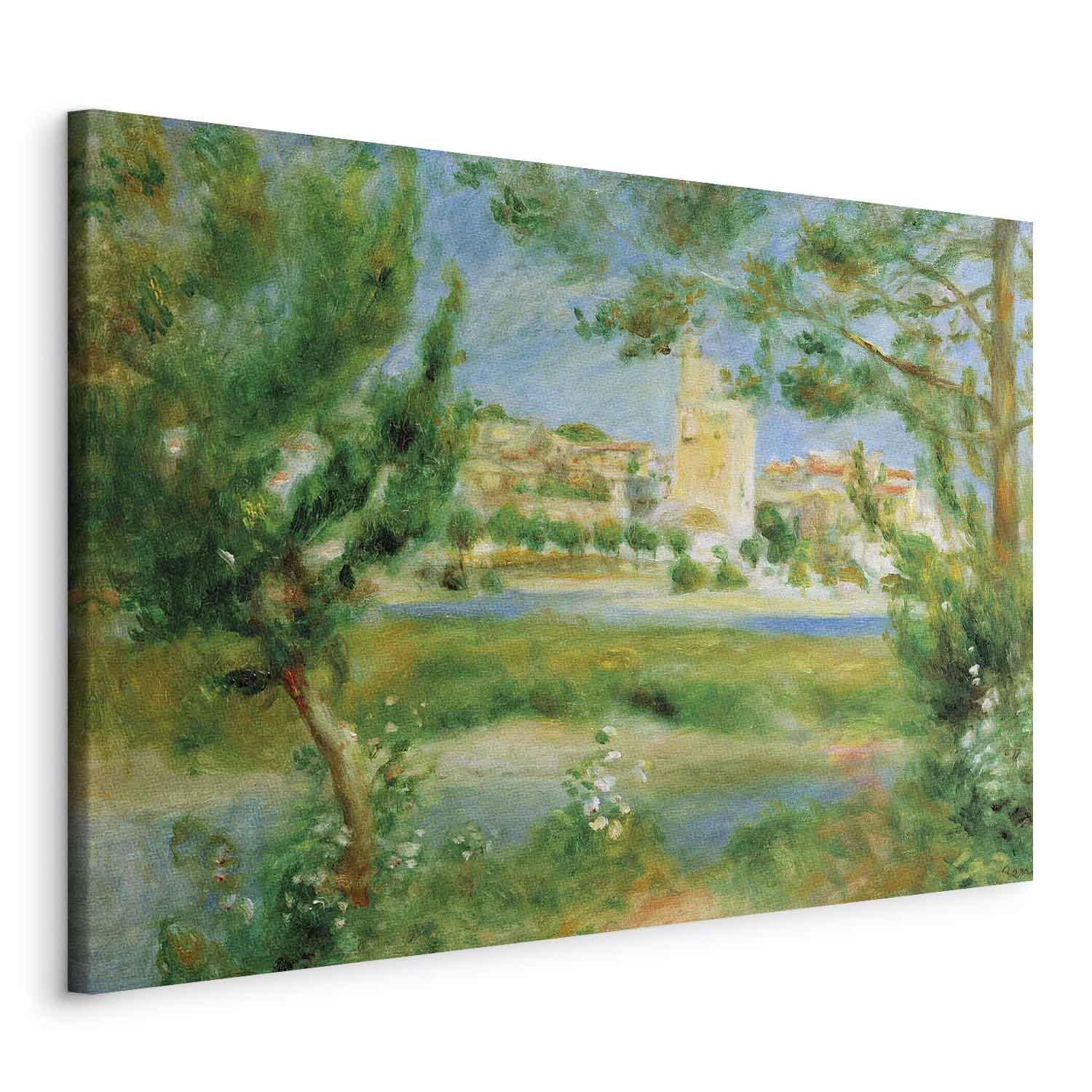 Tableau - Villeneuveles-Avignon (Pierre-Auguste Renoir)