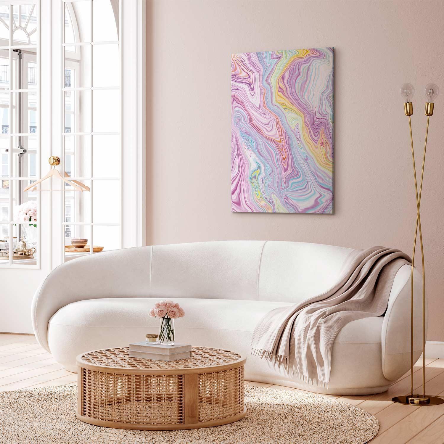 Tableau - Colorful Dream - Abstract Shapes in Pastel Colors