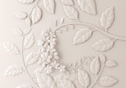 Papier peint - Paper Flowers (Cream)