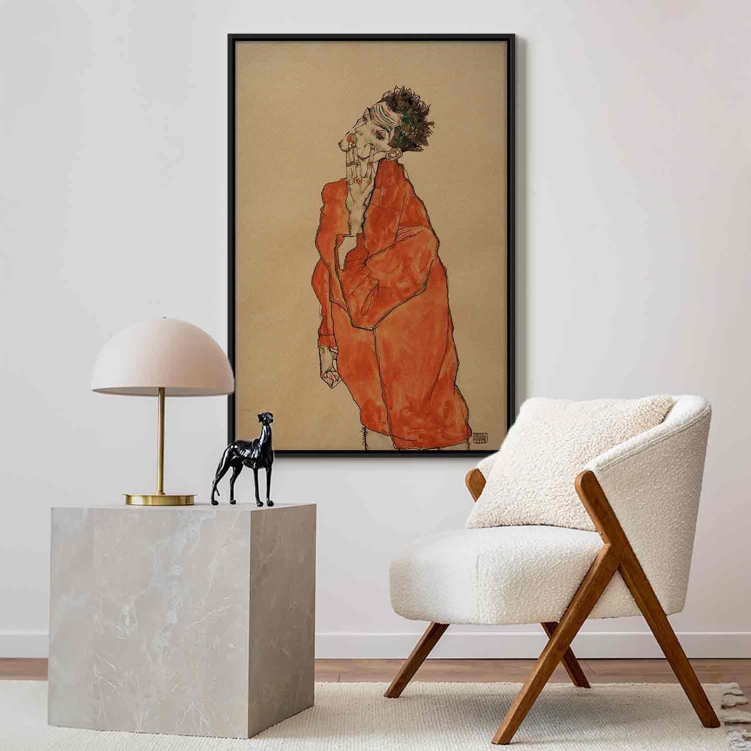 Tableau - Self-Portrait (Man in Orange Jacket)