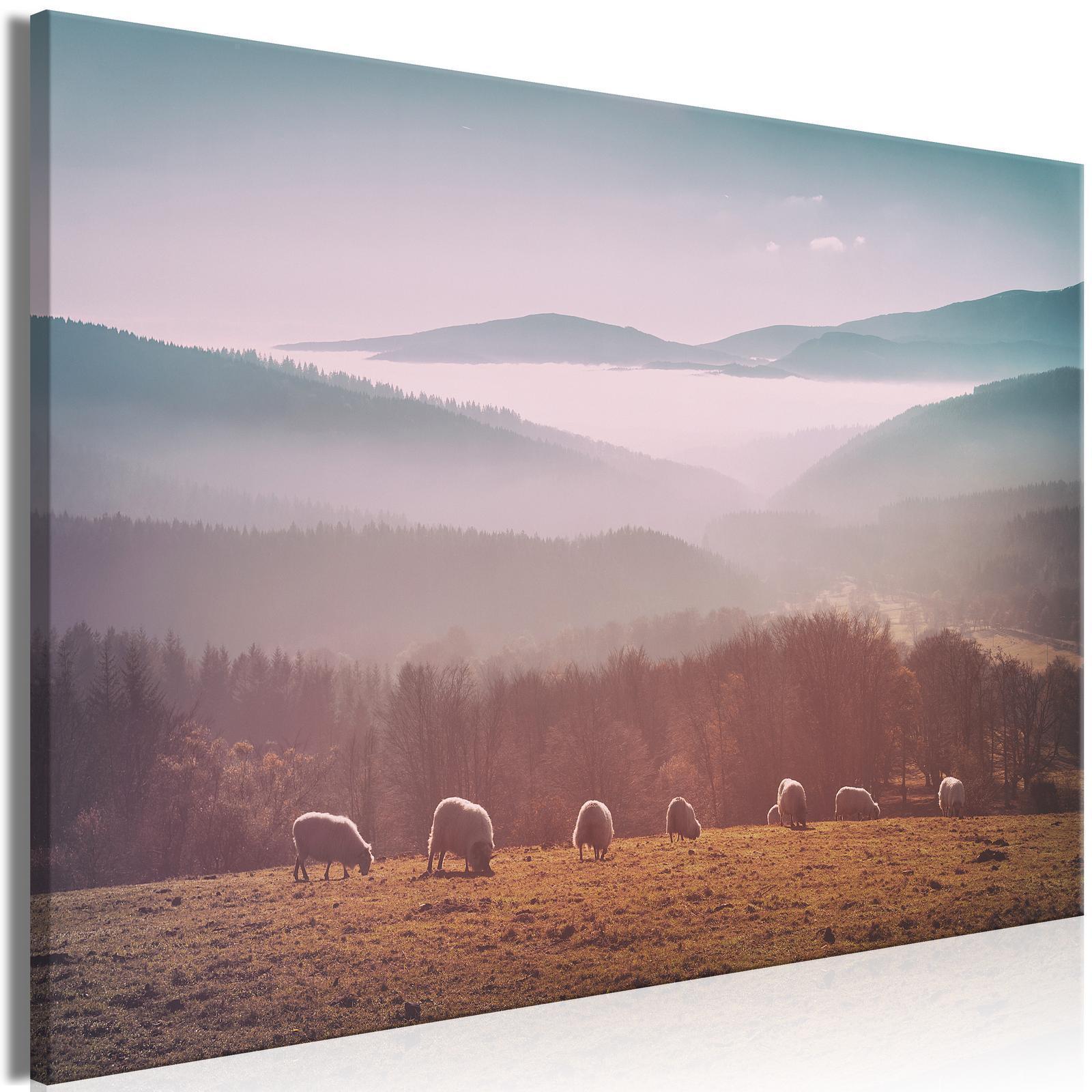 Tableau - Sheep in Mountain Landscape (1-part) - Animals in Nature