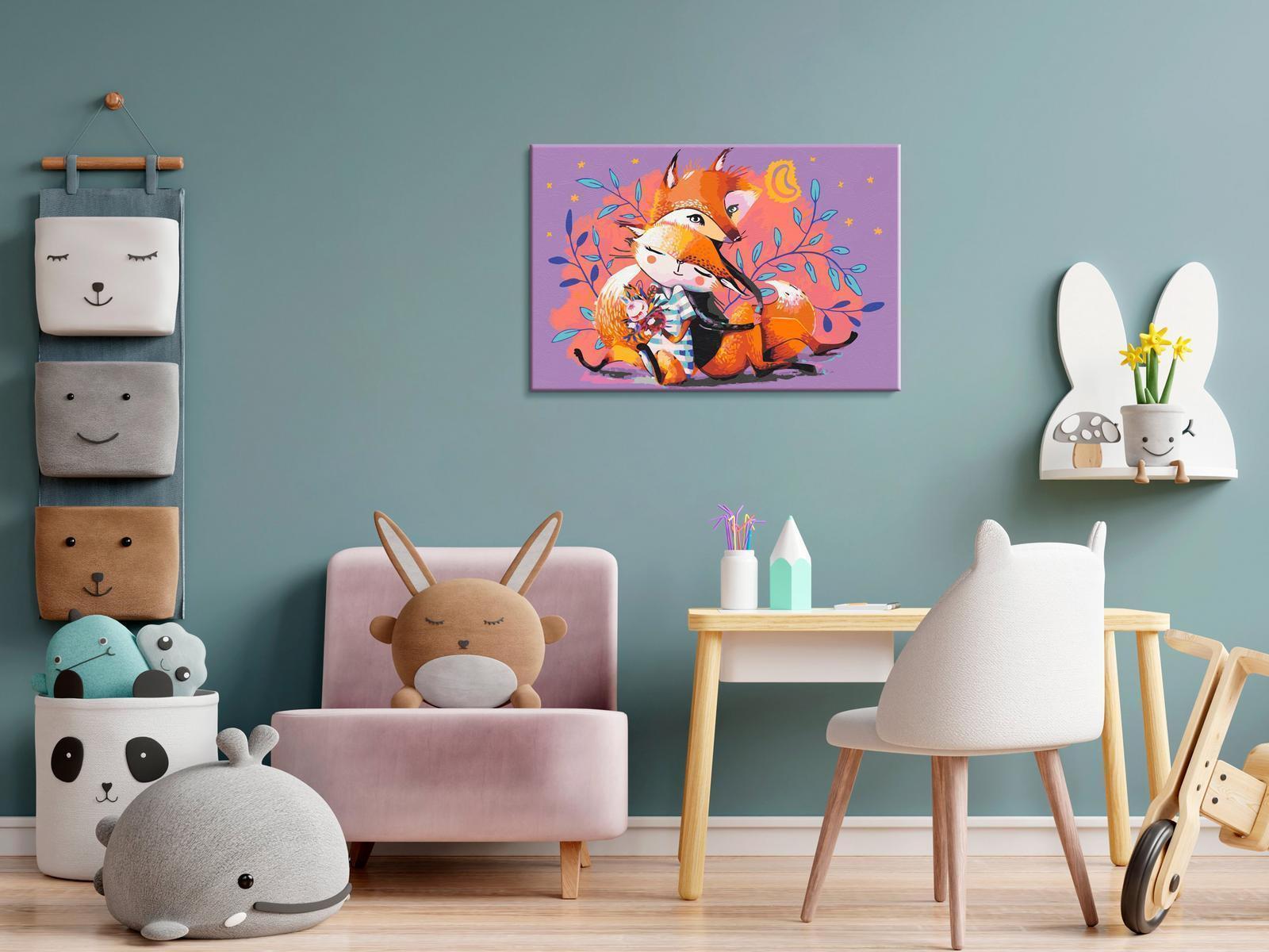 Peinture par numéros - Fox Family