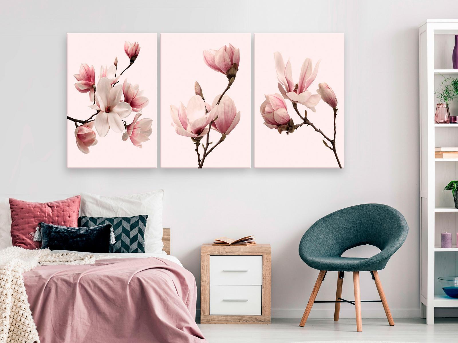 Tableau - Spring Magnolias (3 Parts)