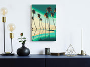 Peinture par numéros - Turquoise Palm Trees