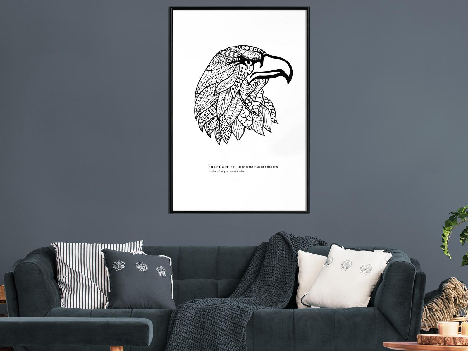 Affiche aigle royal de la liberté
