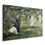 Tableau - La Partie de croquet à Paris (Edouard Manet)