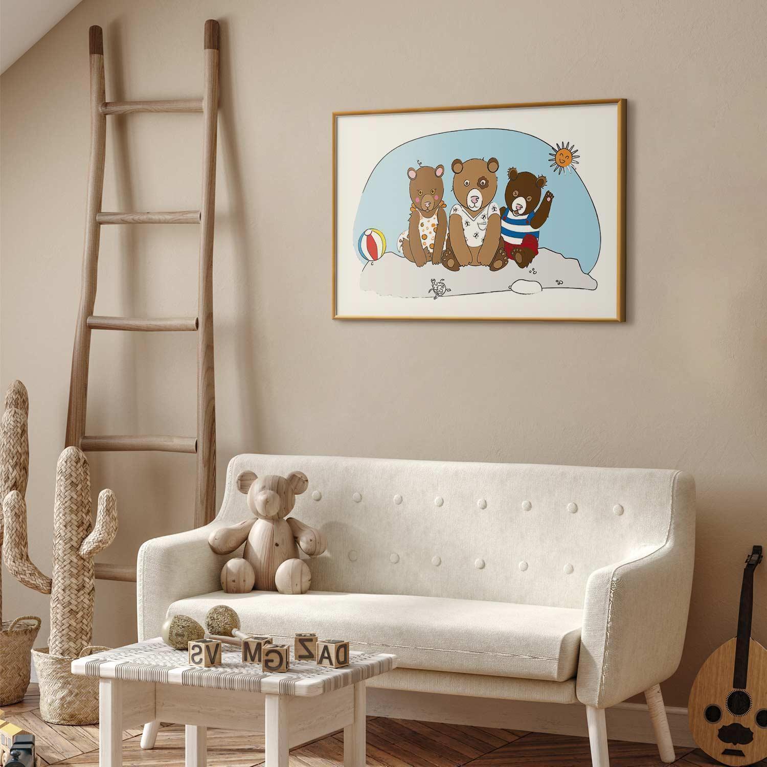 Poster - Bears on the Beach