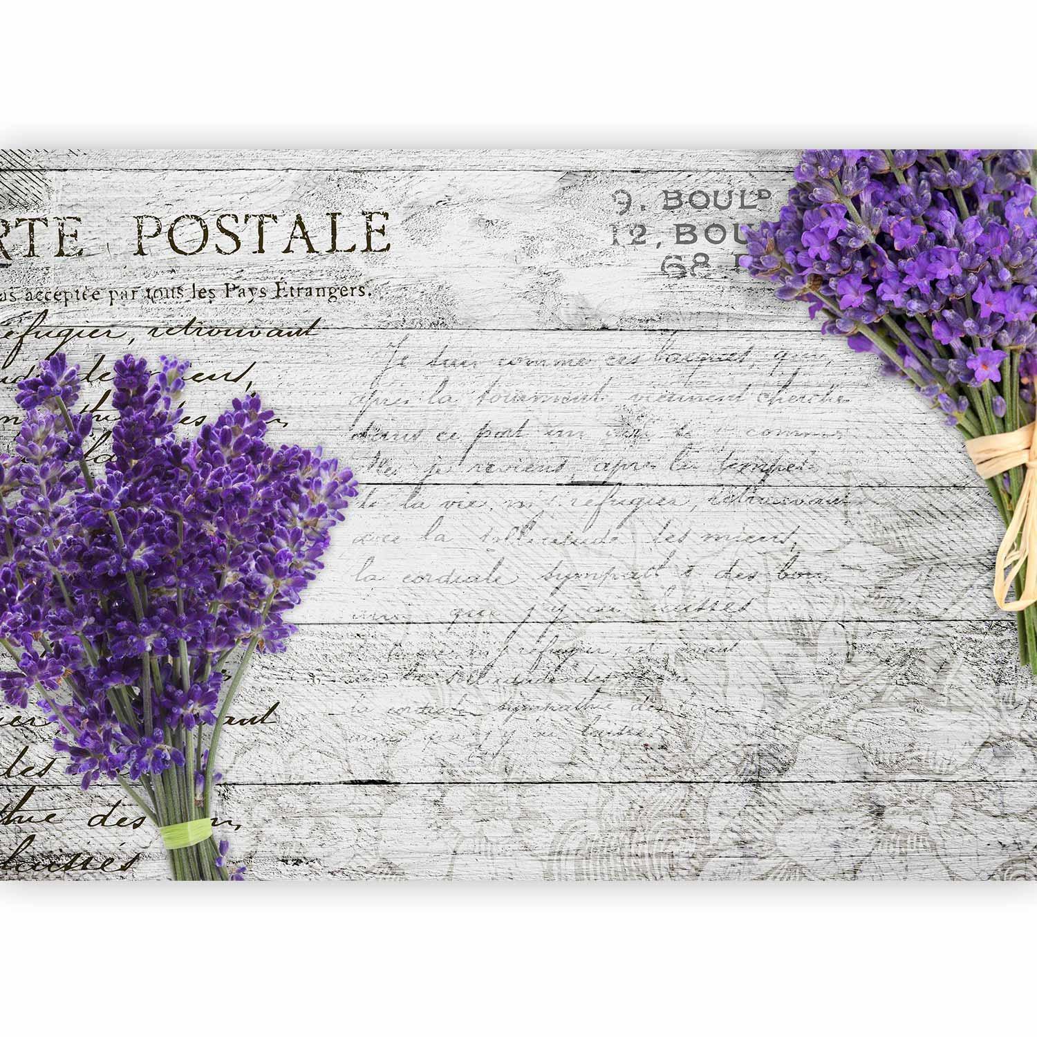 Papier peint - Lavender postcard