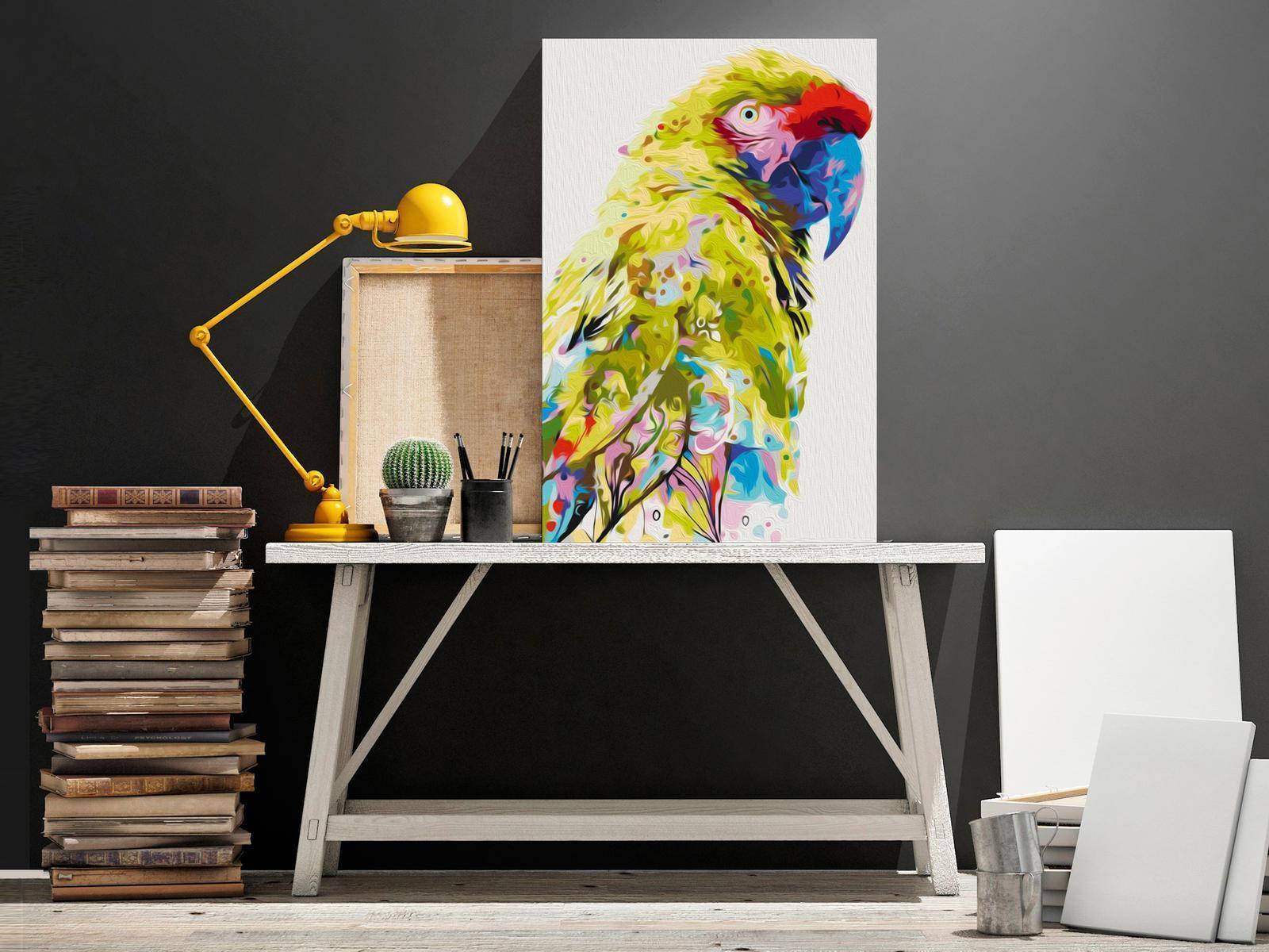 Peinture par numéros - Tropical Parrot