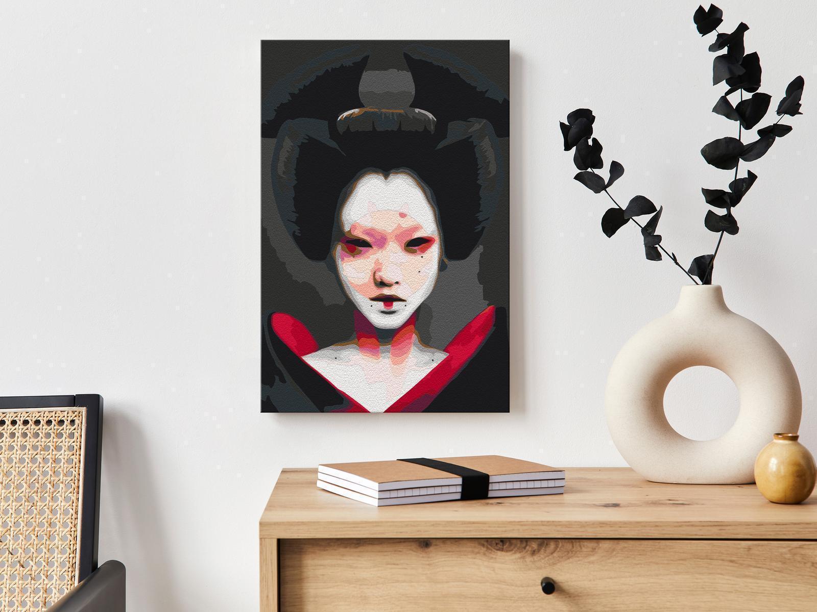 Peinture par numéros - Black Geisha