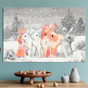 Peinture par numéros - Winter Bunnies