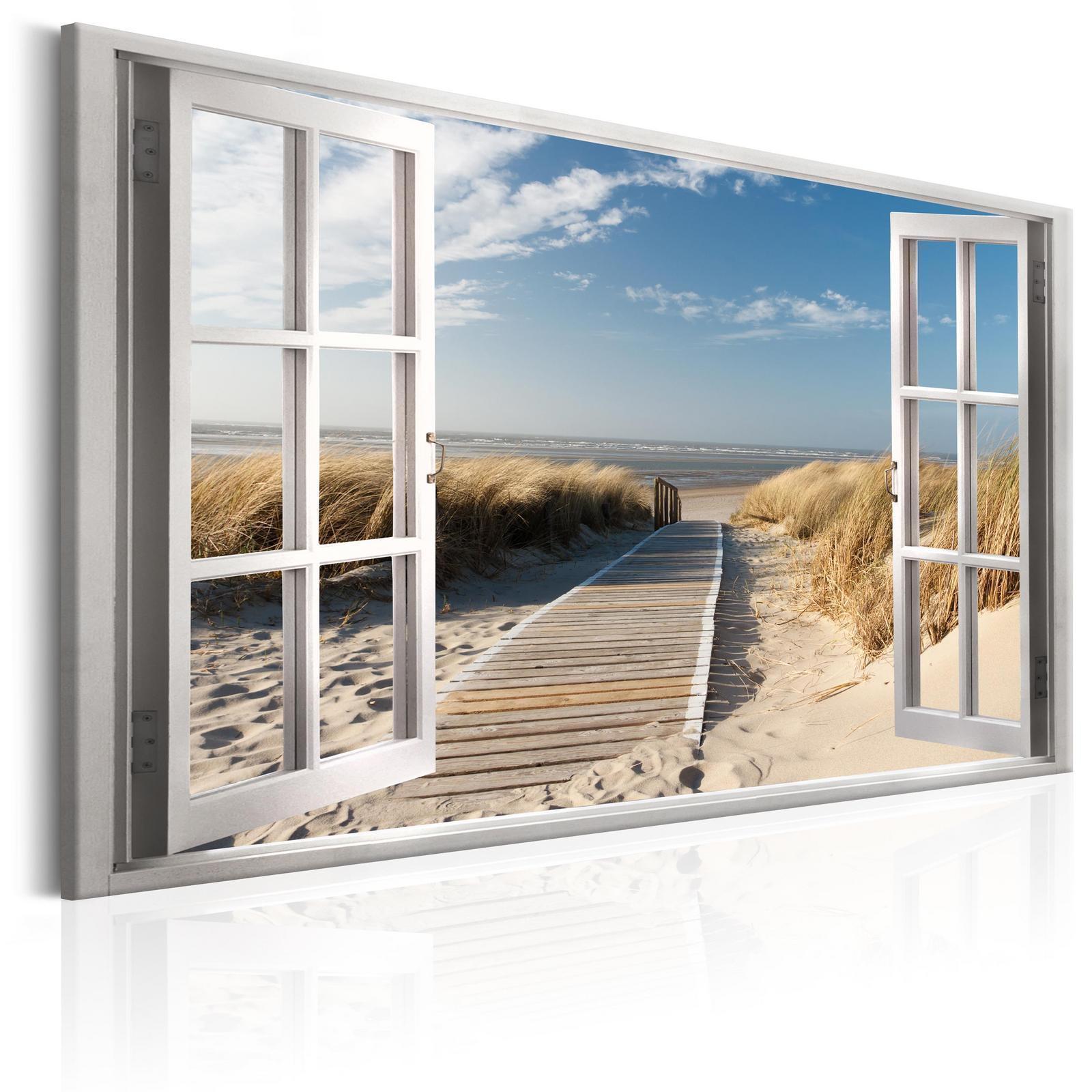 Tableau - Window: View of the Beach