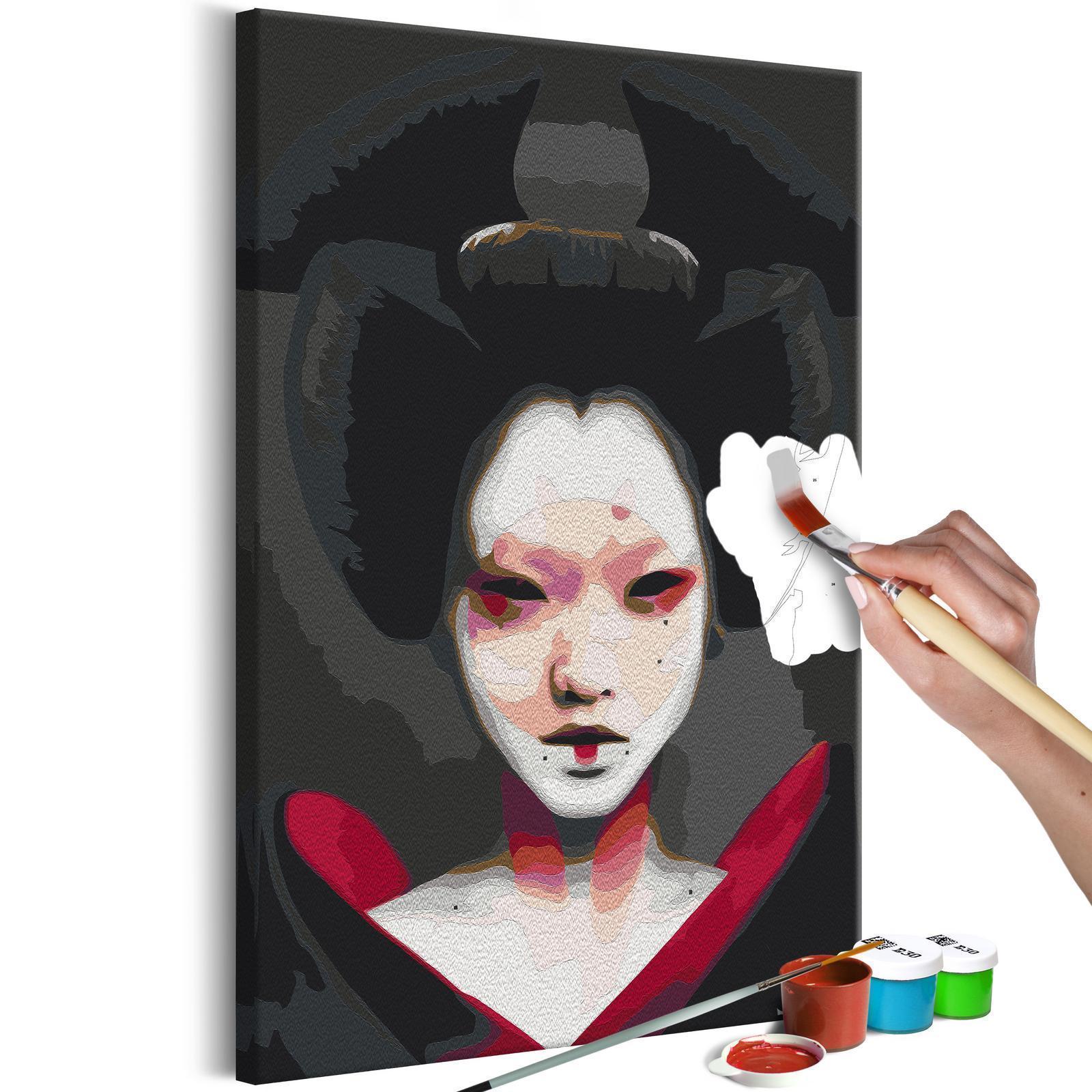 Peinture par numéros - Black Geisha