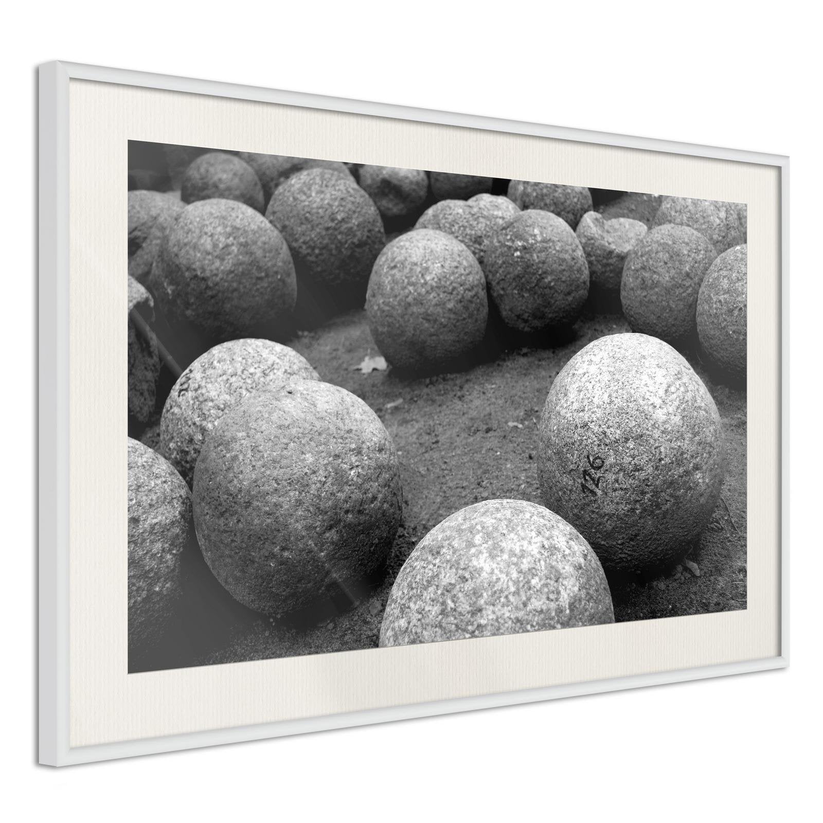 Sphères en pierre - Poster
