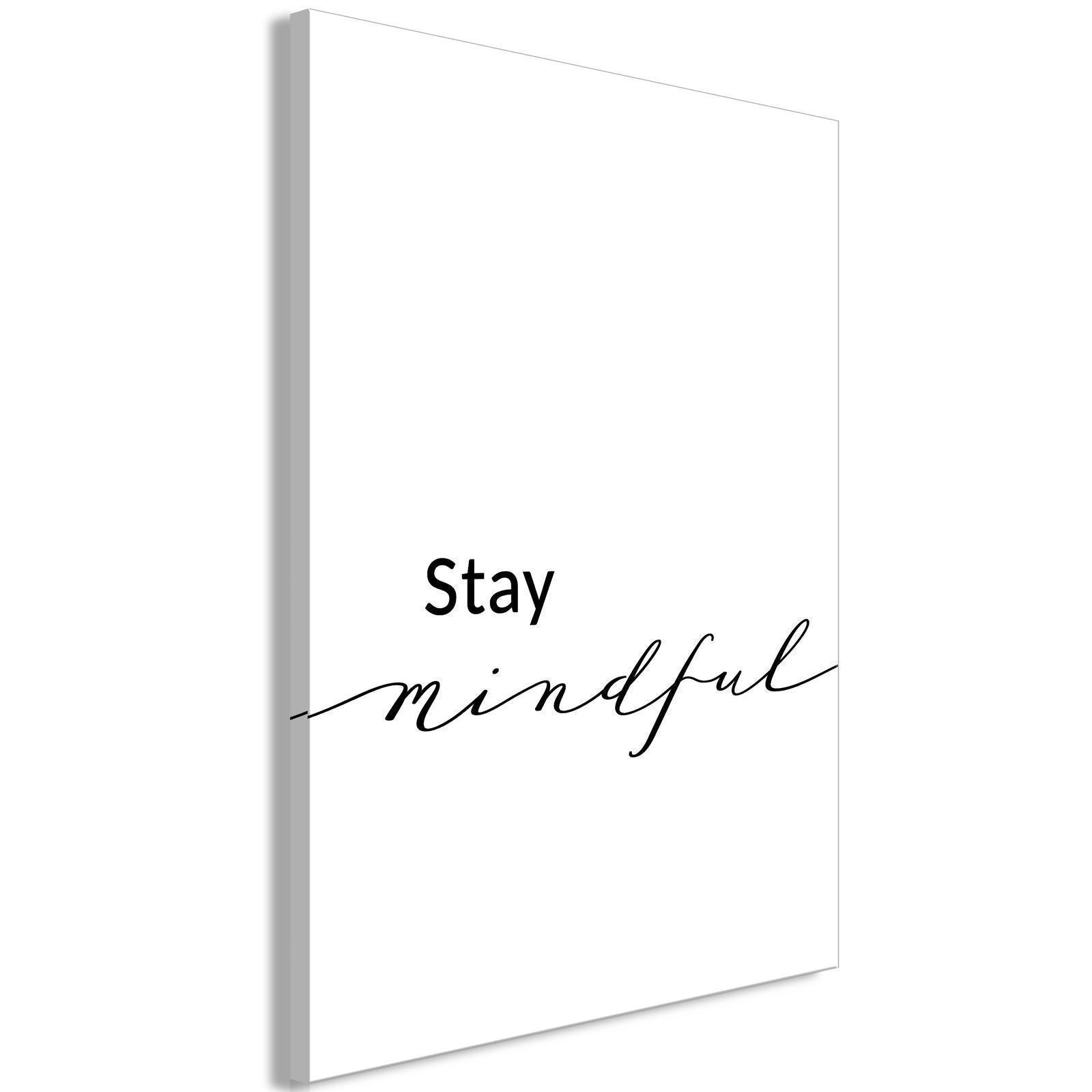 Tableau - Stay Mindful (1 Part) Vertical