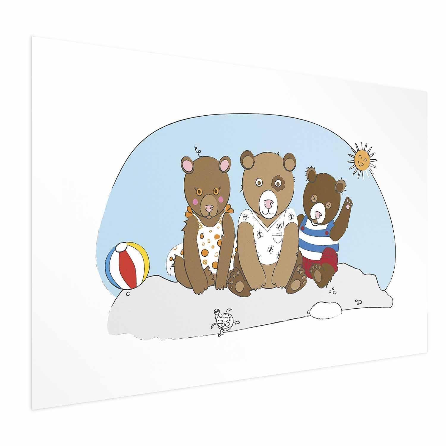 Poster - Bears on the Beach