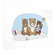 Poster - Bears on the Beach