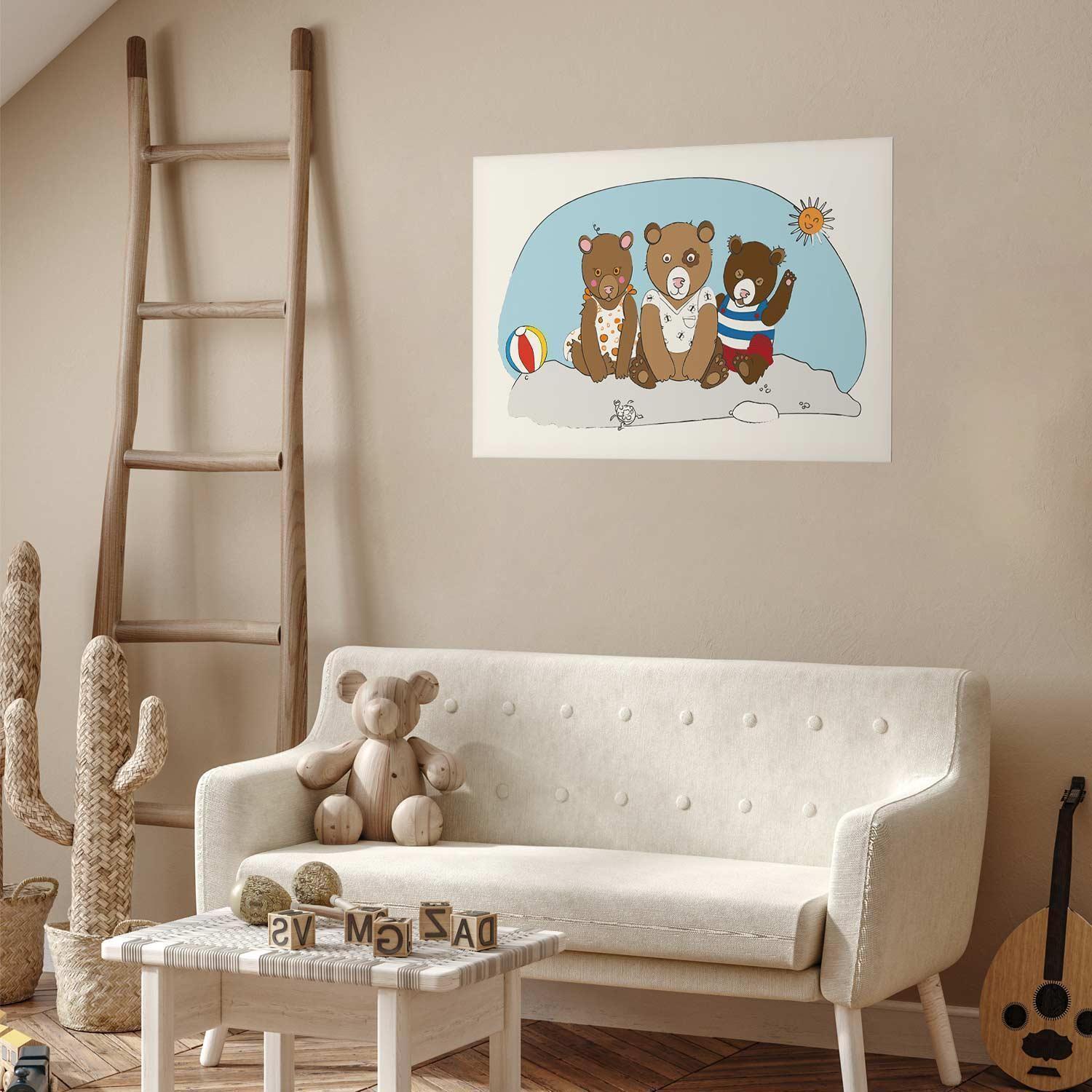Poster - Bears on the Beach