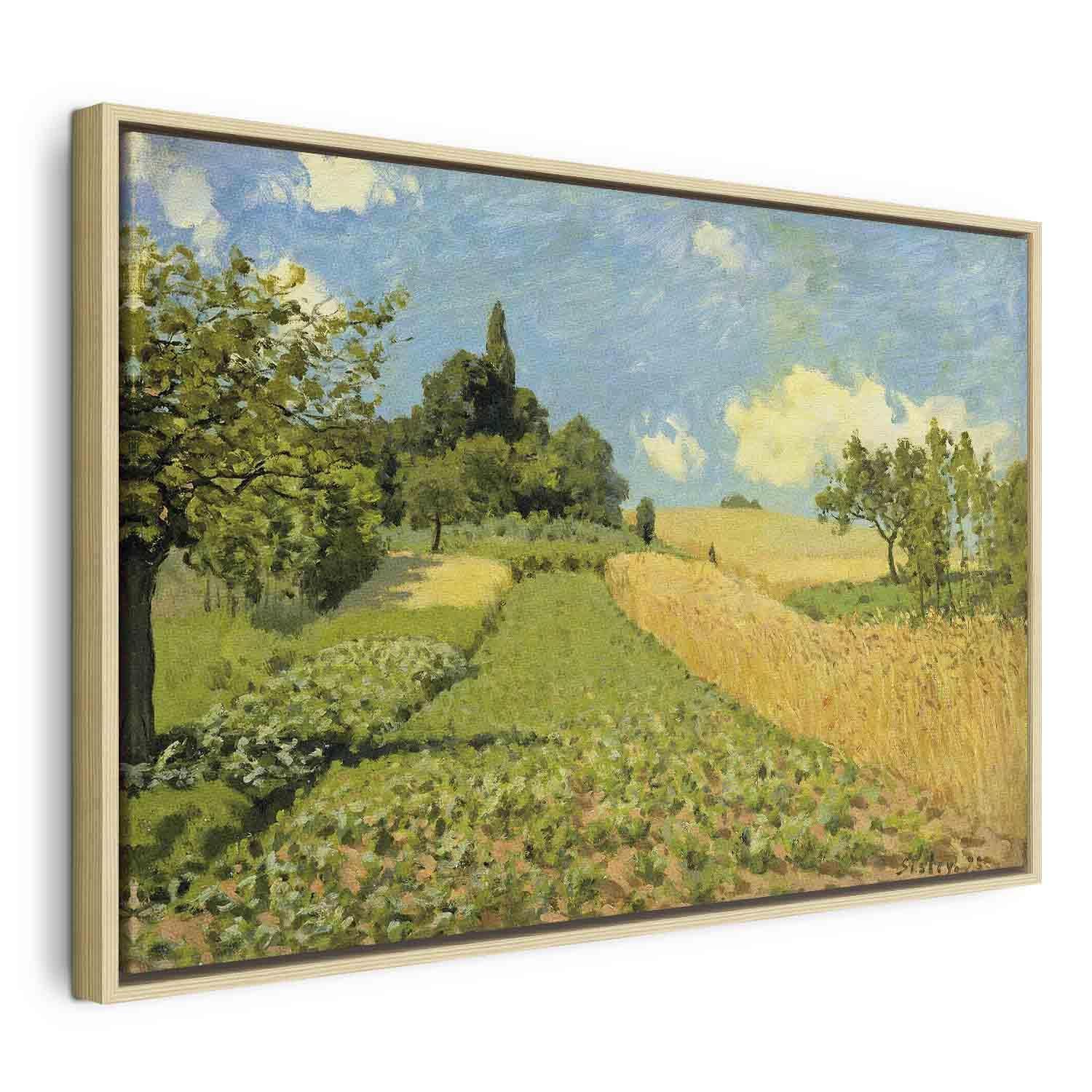 Tableau - The Cornfield (near Argenteuil) (Alfred Sisley)