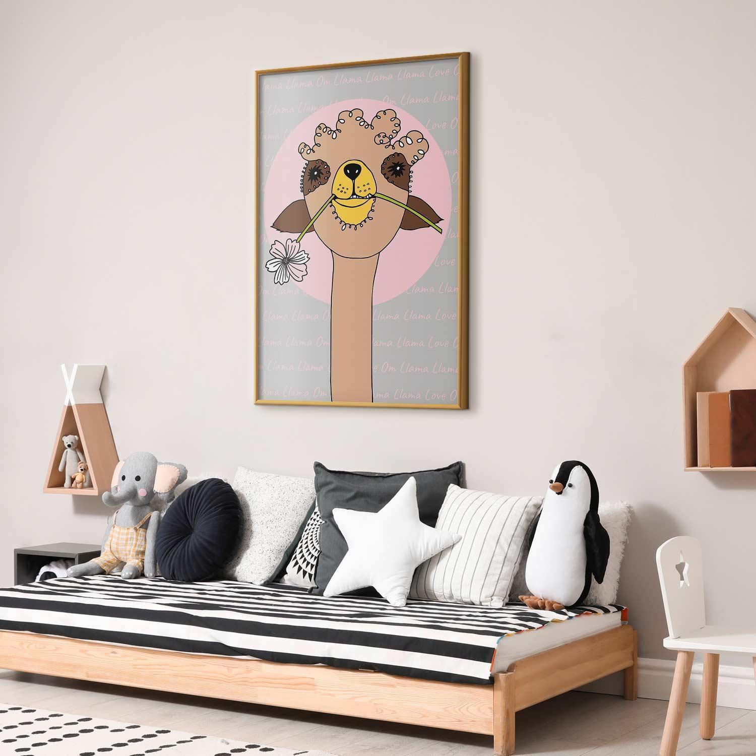 Poster - Cheerful Llama