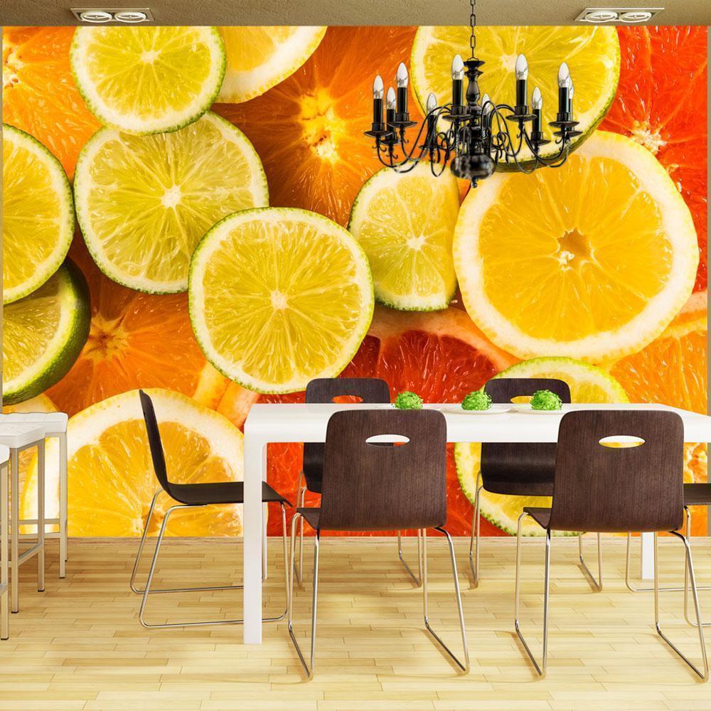 Papier peint - Citrus fruits
