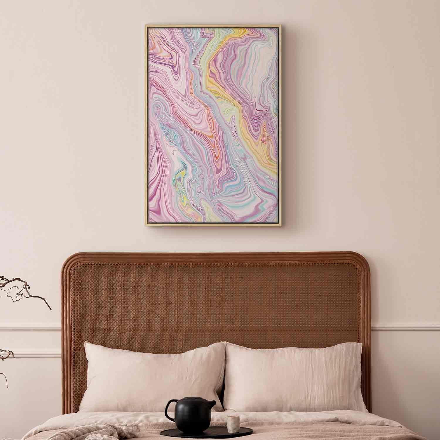 Tableau - Colorful Dream - Abstract Shapes in Pastel Colors