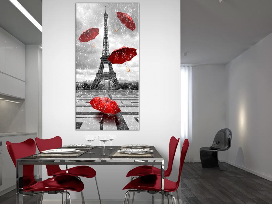 Tableau - Paris: Red Umbrellas