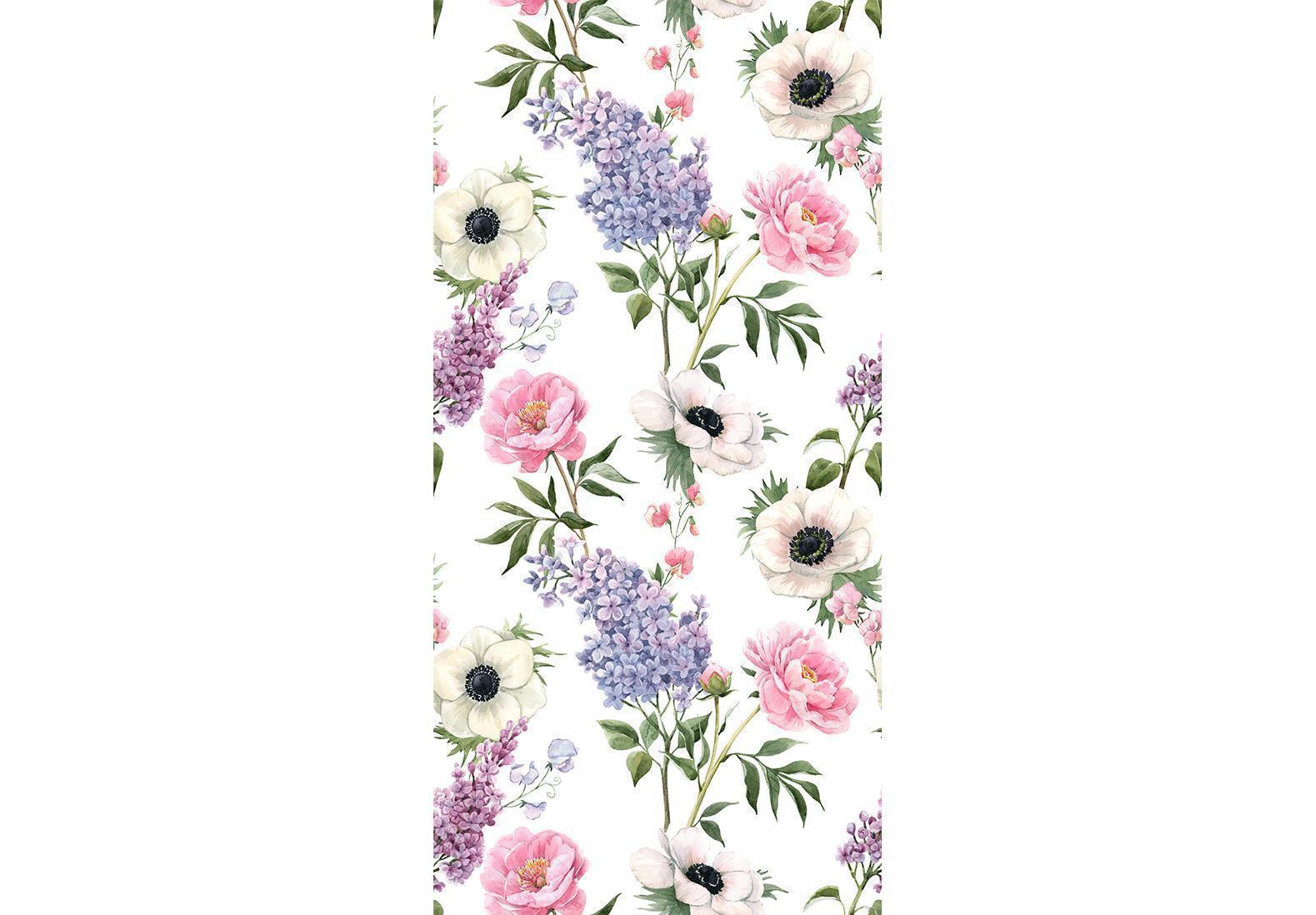 Tapisserie murale - Roses and Lilacs