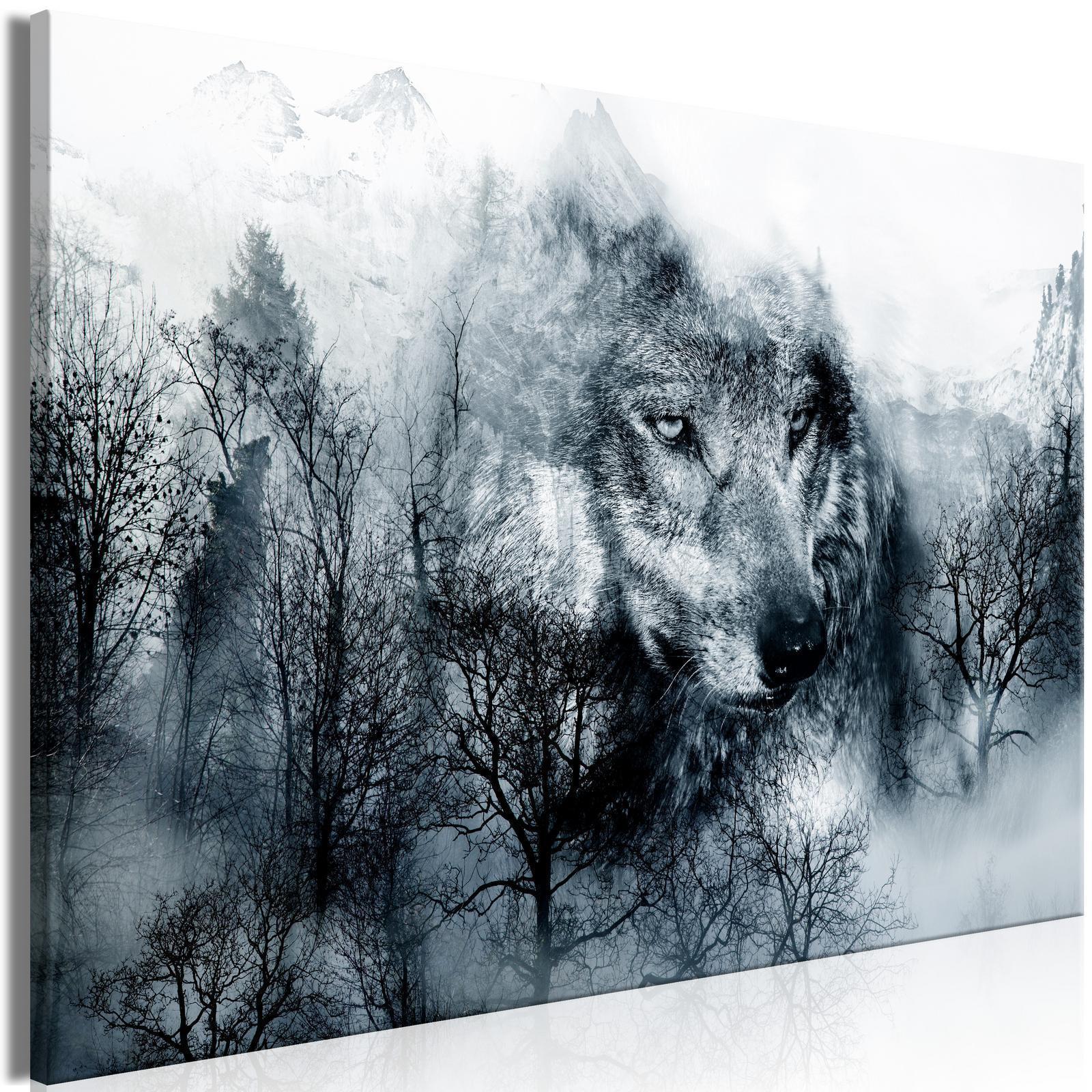Tableau - Mountain Predator (1 Part) Wide Black and White