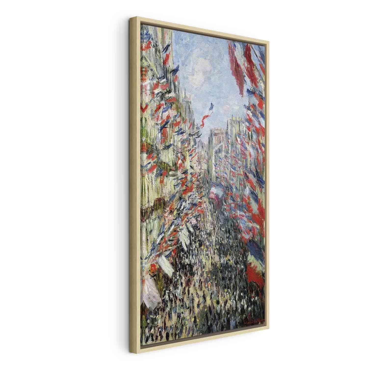 Tableau - The Rue Montorgueil Paris Celebration of June (Claude Monet)