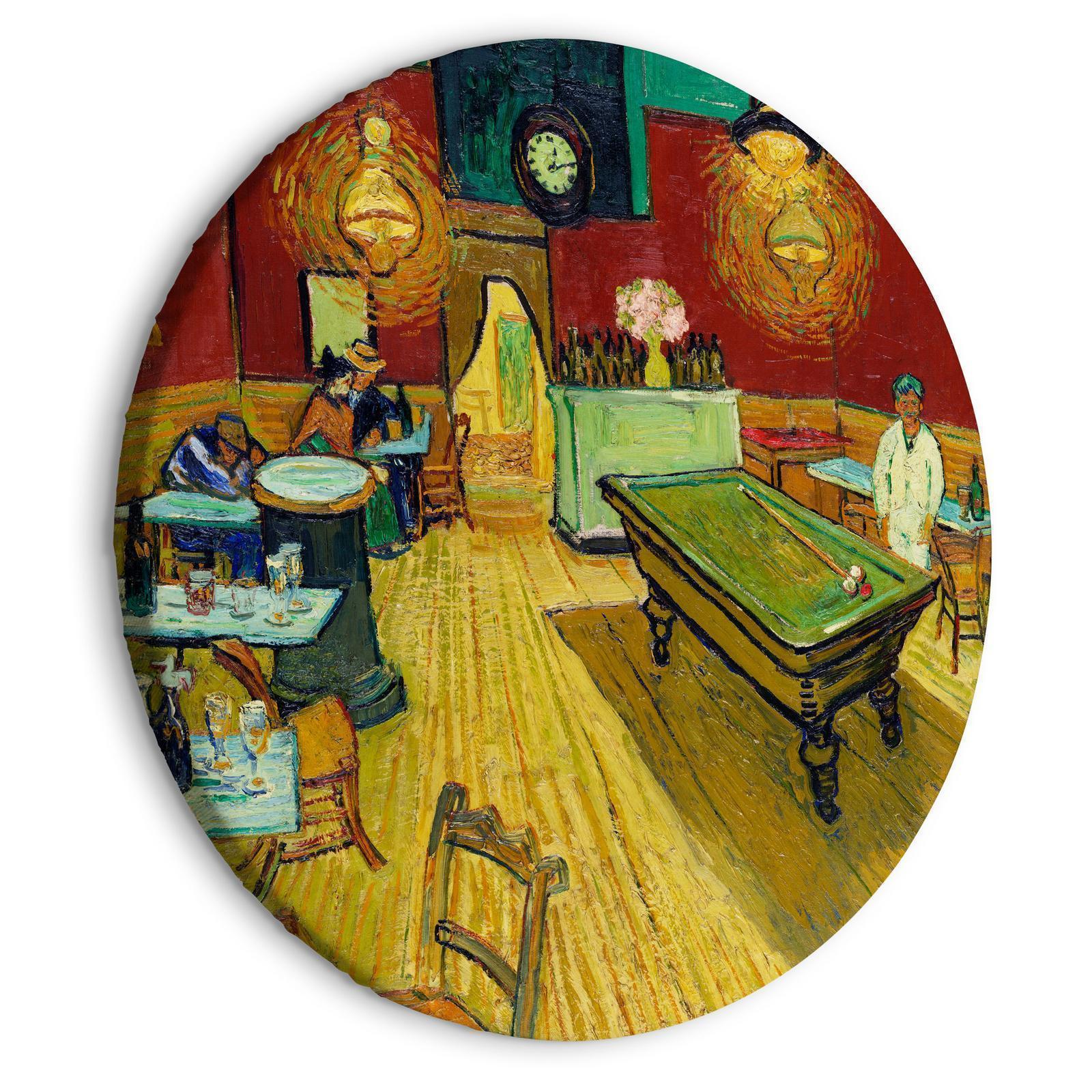 Tableau rond - The Night Café (Vincent van Gogh)