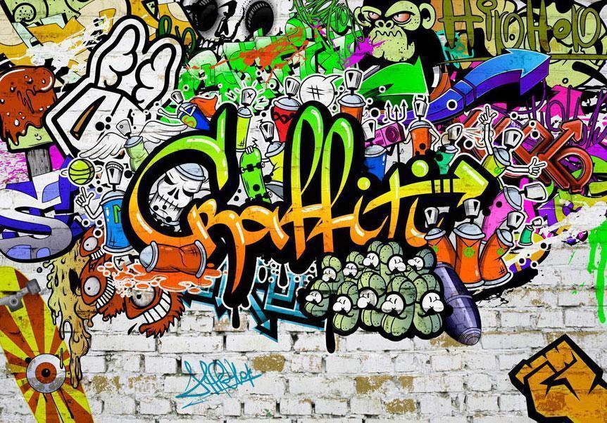 Papier peint - Graffiti on the Wall