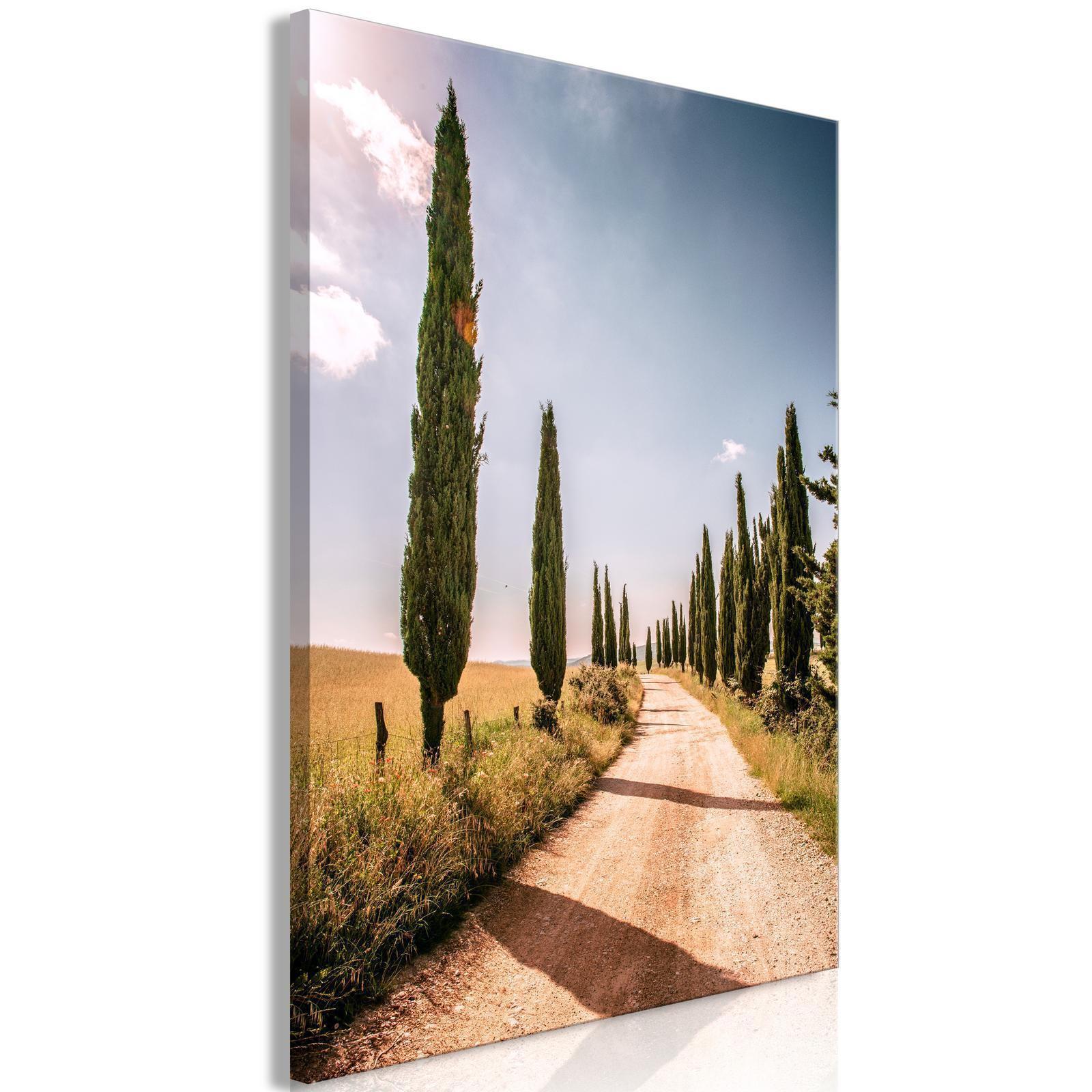 Tableau - Italian cypresses (1 Part) Vertical