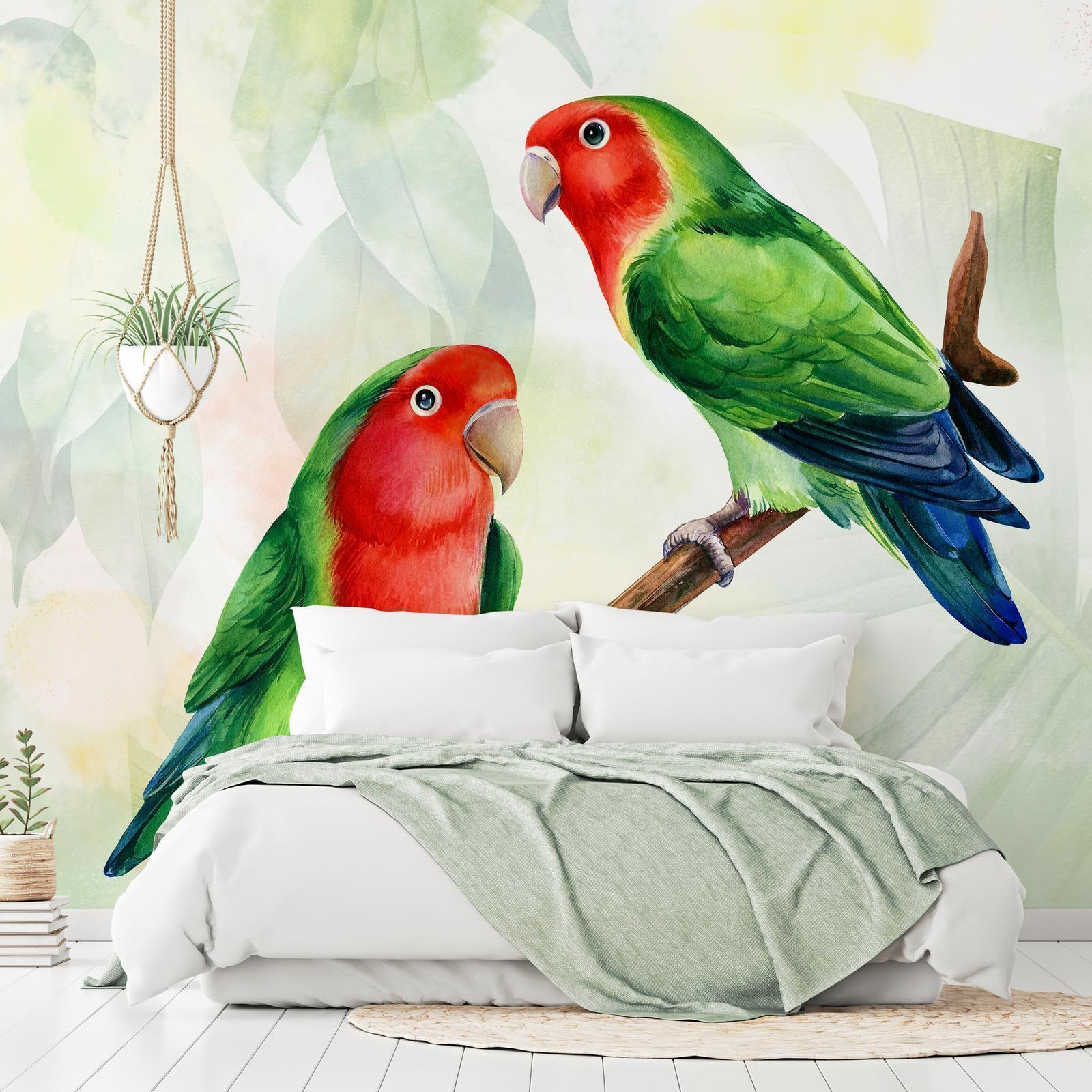 Papier peint - Lovebirds