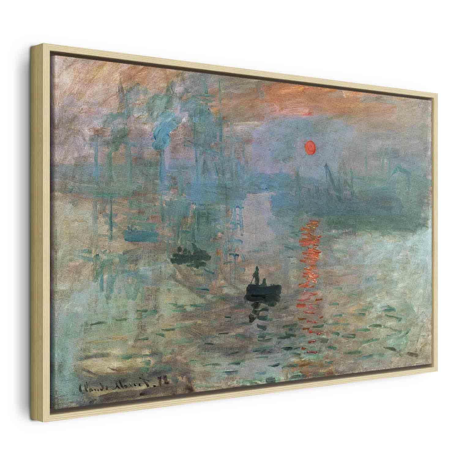 Tableau - Impression, Sunrise - Claude Monet’s Painted Landscape of the Port