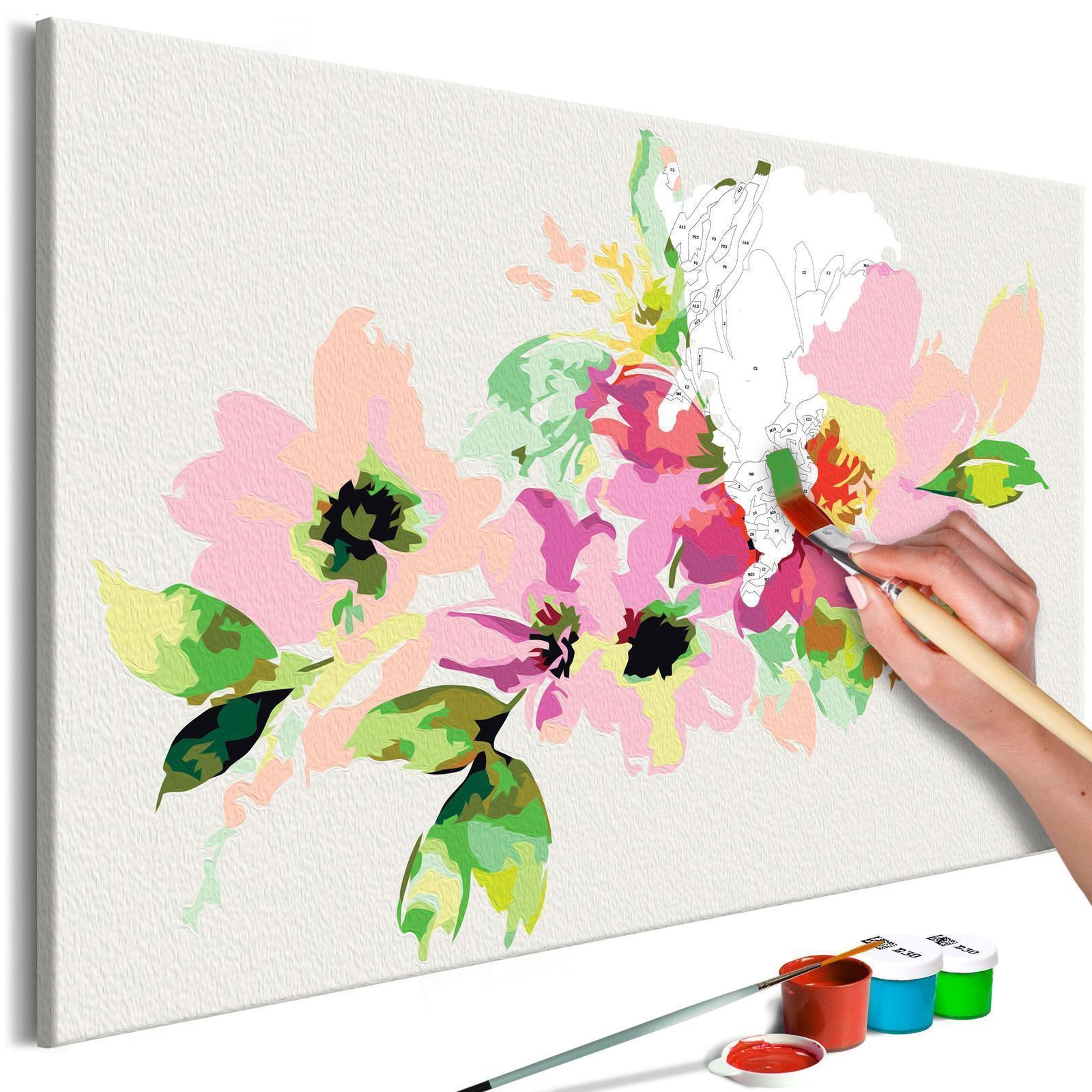 Peinture par numéros - Colourful Flowers