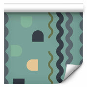 Tapisserie murale - Mint Wave