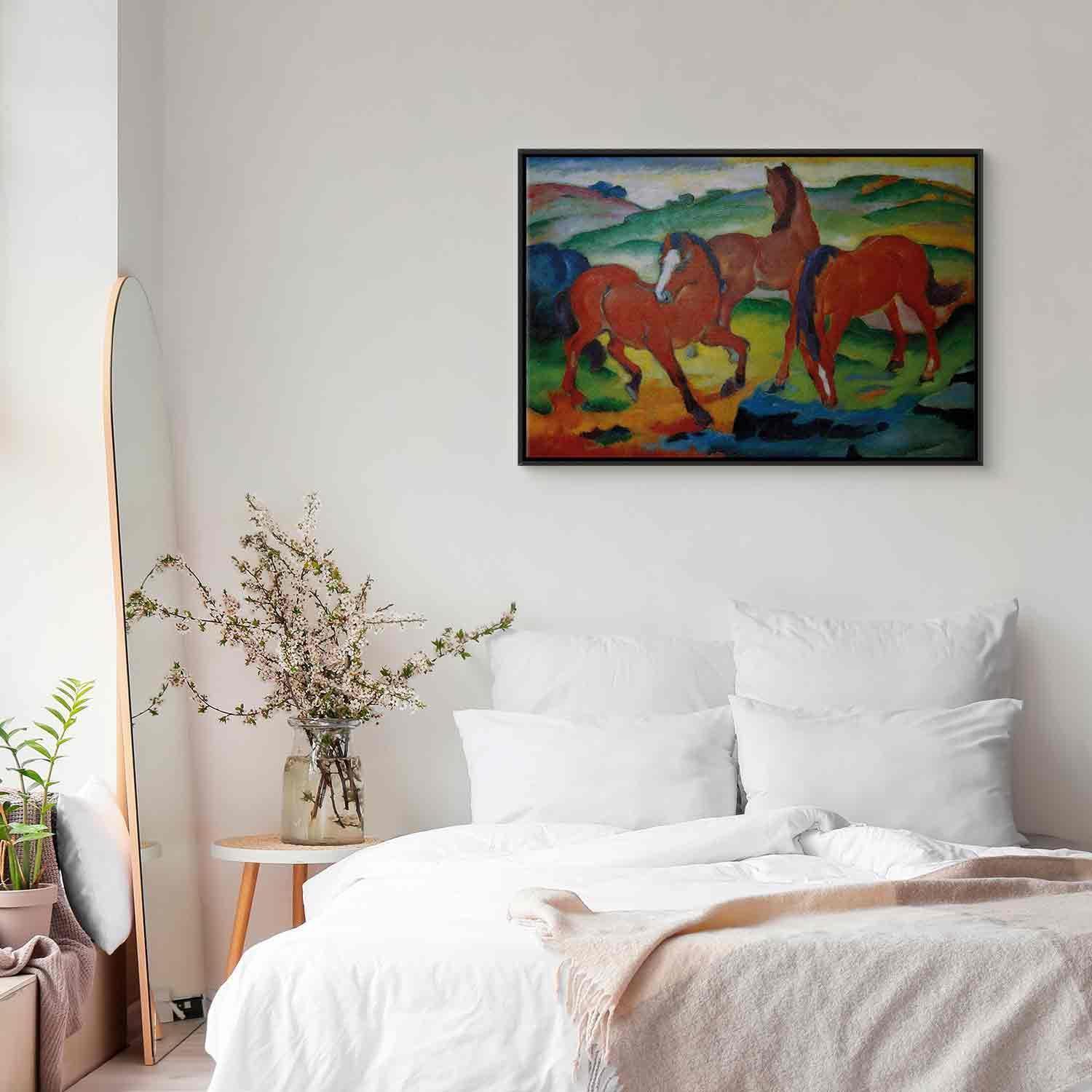 Tableau - The Red Horses (Grazing Horses IV) (Franz Marc)